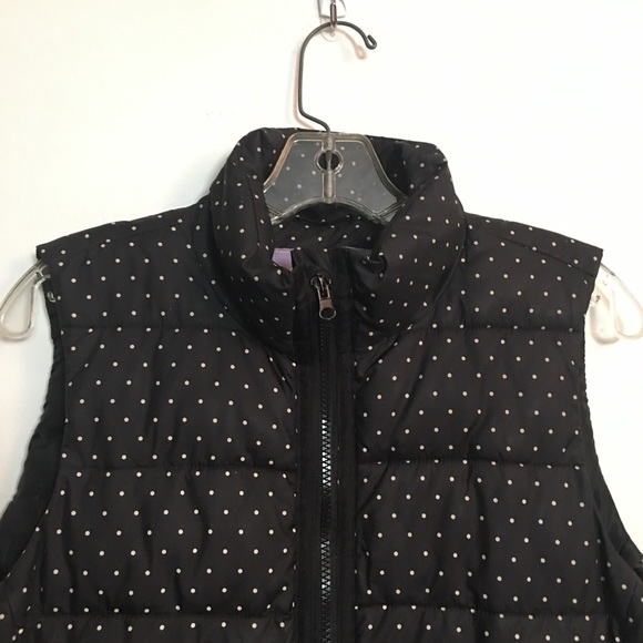 Laura Scott Polka Dot Puffer Vest: Size Small - Picture 2 of 7